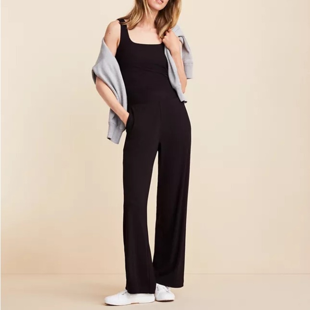 Lou & Grey Ribbed Wide Leg Pants